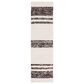 Safavieh Natura NAT328Z 2"3" x 8" Black and Ivory Runner, , large