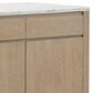 Club Collection By Sunpan Romilly Kitchen Island in Light Wash and White, , large