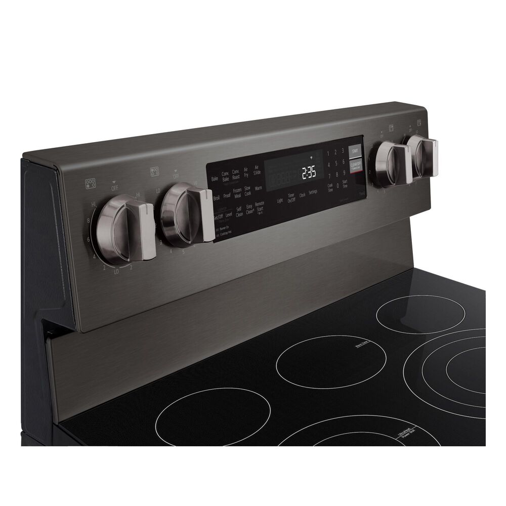 LG 6.3 Cu. Ft. Freestanding Electric Range in PrintProof Black Stainless Steel, , large