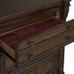 Sasha Lee Grand Teton 5 Piece Queen Bedroom Set in Warm Brown Oak, , large