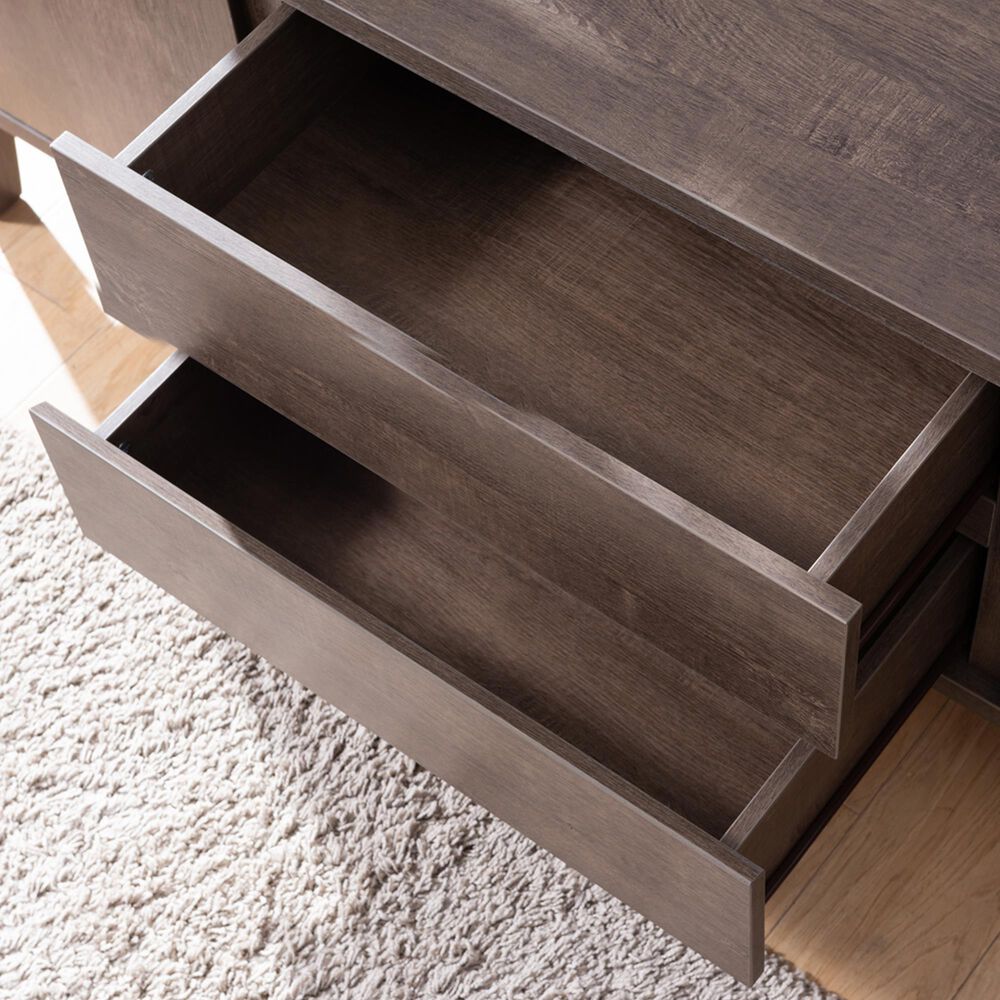 Global Movement Italia 2-Drawer TV Stand in Walnut Oak, , large
