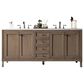 James Martin Vanities Chicago 72" Double Bathroom Vanity in Whitewashed Walnut with 3 cm Eternal Jasmine Pearl Quartz Top and Rectangular Sinks, , large