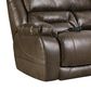 HomeStretch Power Reclining Loveseat with Headrest and Lumbar in Walnut, , large