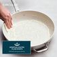 Circulon 12" Ceramic Nonstick Frying Pan with Lid in Pearl White, , large
