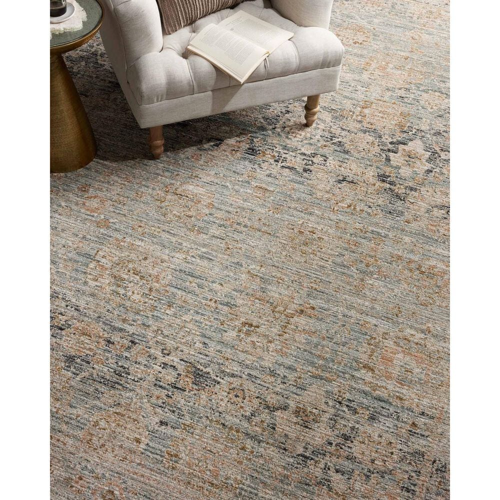 Loloi Katherine 7&#39;10&quot; x 10&#39; Ocean and Coral Area Rug, , large
