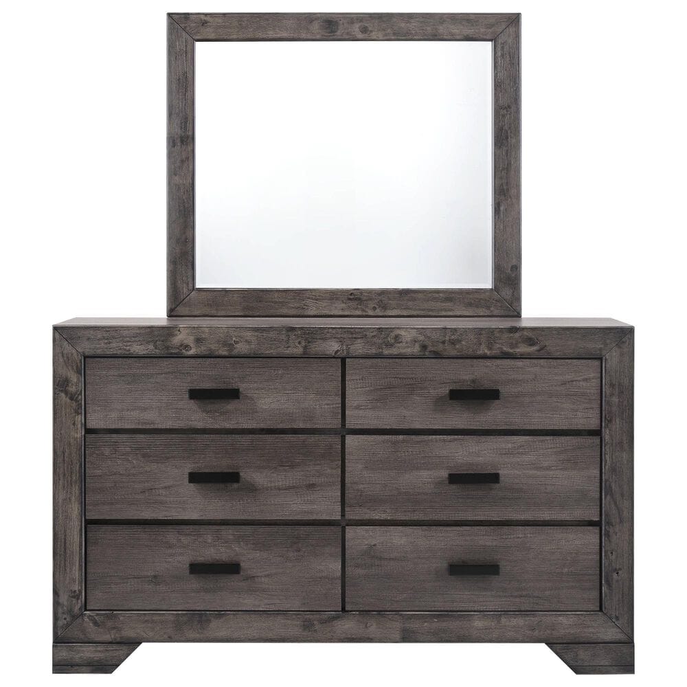 Mayberry Hill Nathan 4-Piece Full Bedroom Set in Gray Oak, , large
