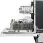 Midea 24" Front Control 2-Rack Hybrid Tub Dishwasher in White, , large