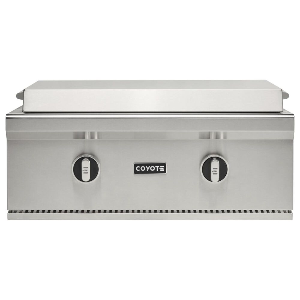 Coyote Outdoor 30&quot; Built-In Liquid Propane Flat Top Grill in Stainless Steel, , large