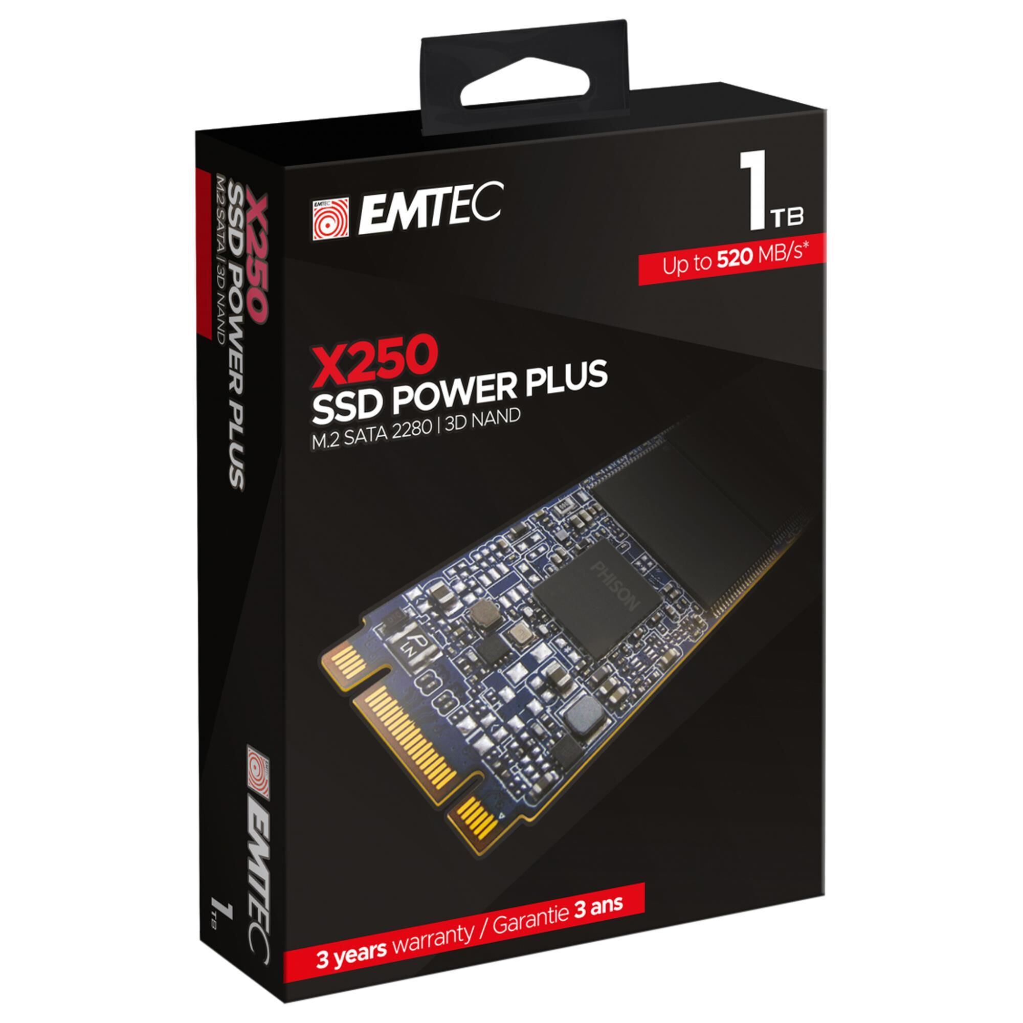 Emtec X250 Power Plus 1TB M2 Sata Internal SSD NFM