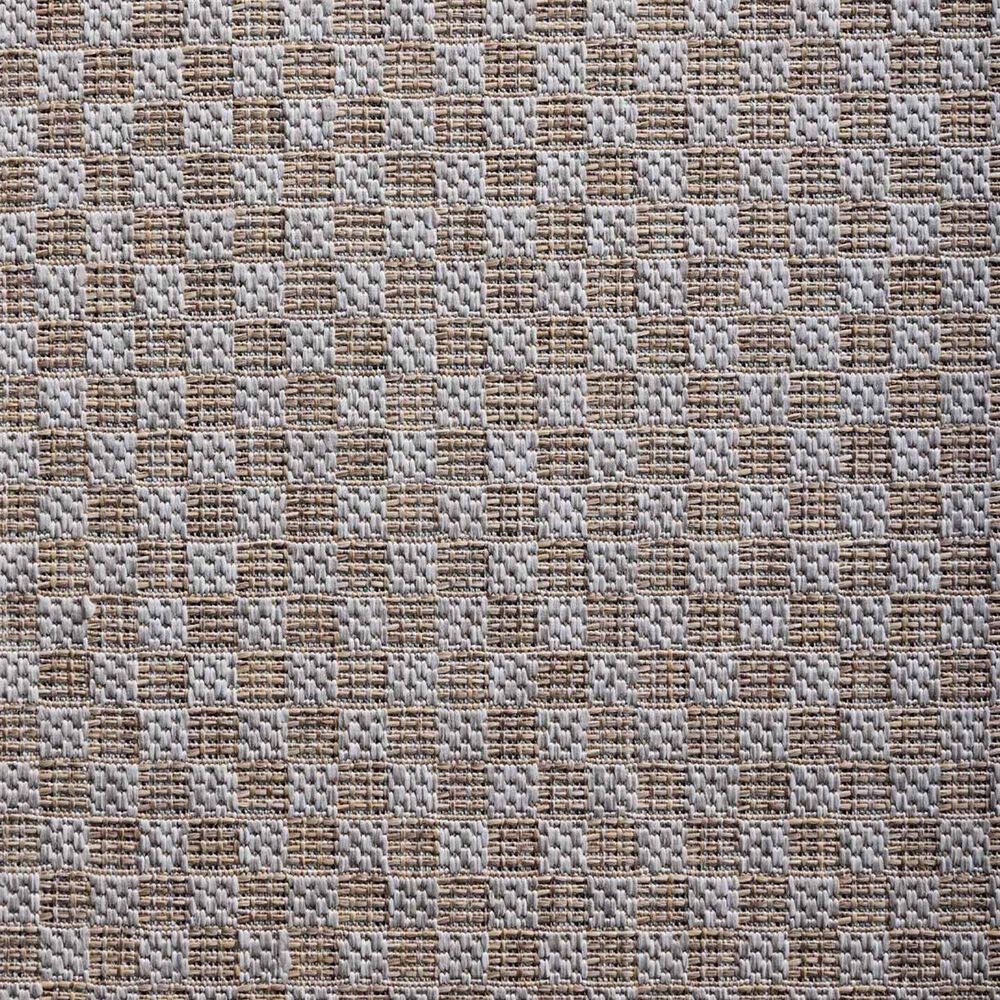 Amber Lewis x Loloi Topanga Natural and Silver 9&#39;2&quot; x 12&#39; Indoor/Outdoor Area Rug, , large