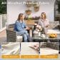 HOMLUX 4-Piece Patio Conversation Set in Beige, , large