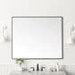James Martin Vanities Rohe 48" Rectangular Mirror in Matte Black, , large
