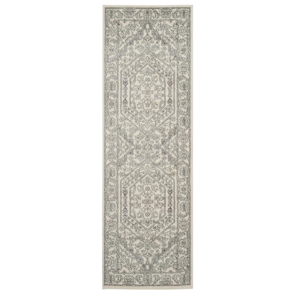 Safavieh Adirondack ADR108B-218 2&#39;6&quot; x 18&#39; Ivory/Silver Runner, , large
