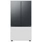 Samsung Bespoke Bespoke 3-Door French Door Refrigerator Top Panel in Matte Black Steel, , large