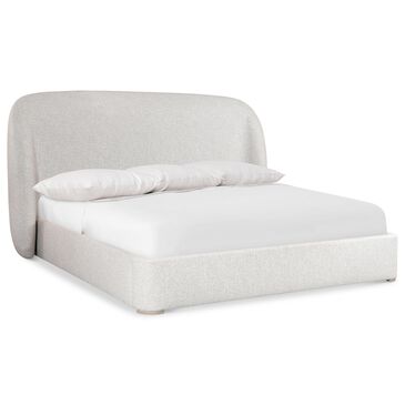 Bernhardt Loggia King Upholstered Shelter Bed in Off-White, , large