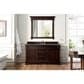 James Martin Vanities Brookfield 60" Single Bathroom Vanity in Burnished Mahogany with 3 cm Charcoal Soapstone Quartz Top and Rectangle Sink, , large
