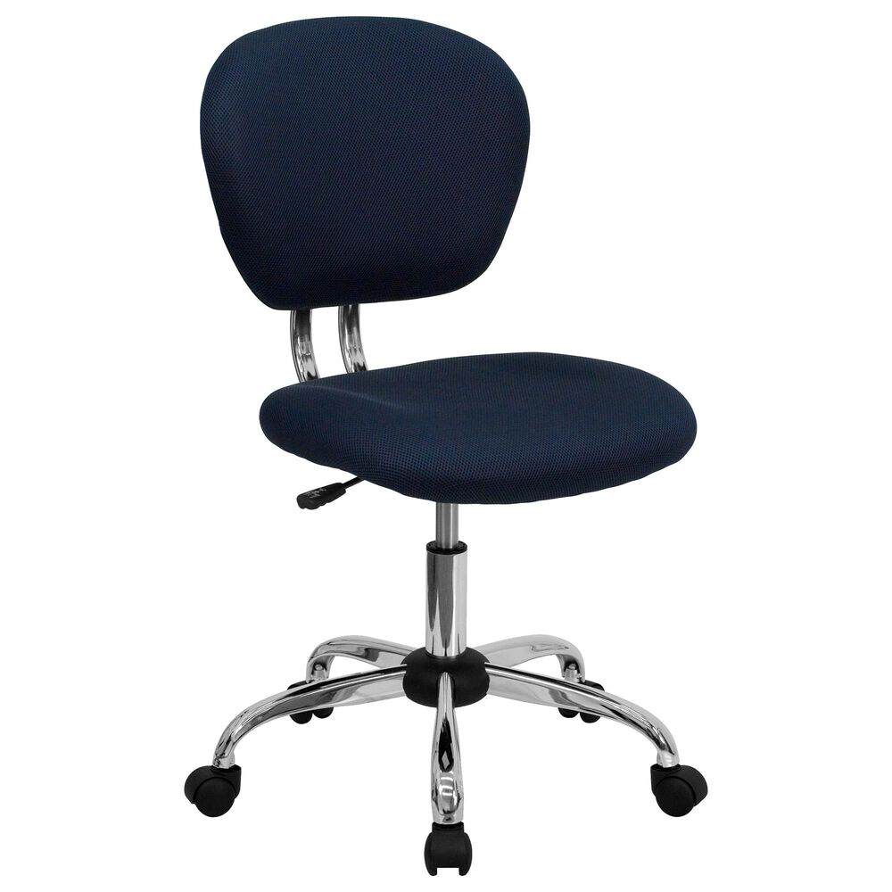 Flash Furniture Swivel Task Chair in Blue, , large