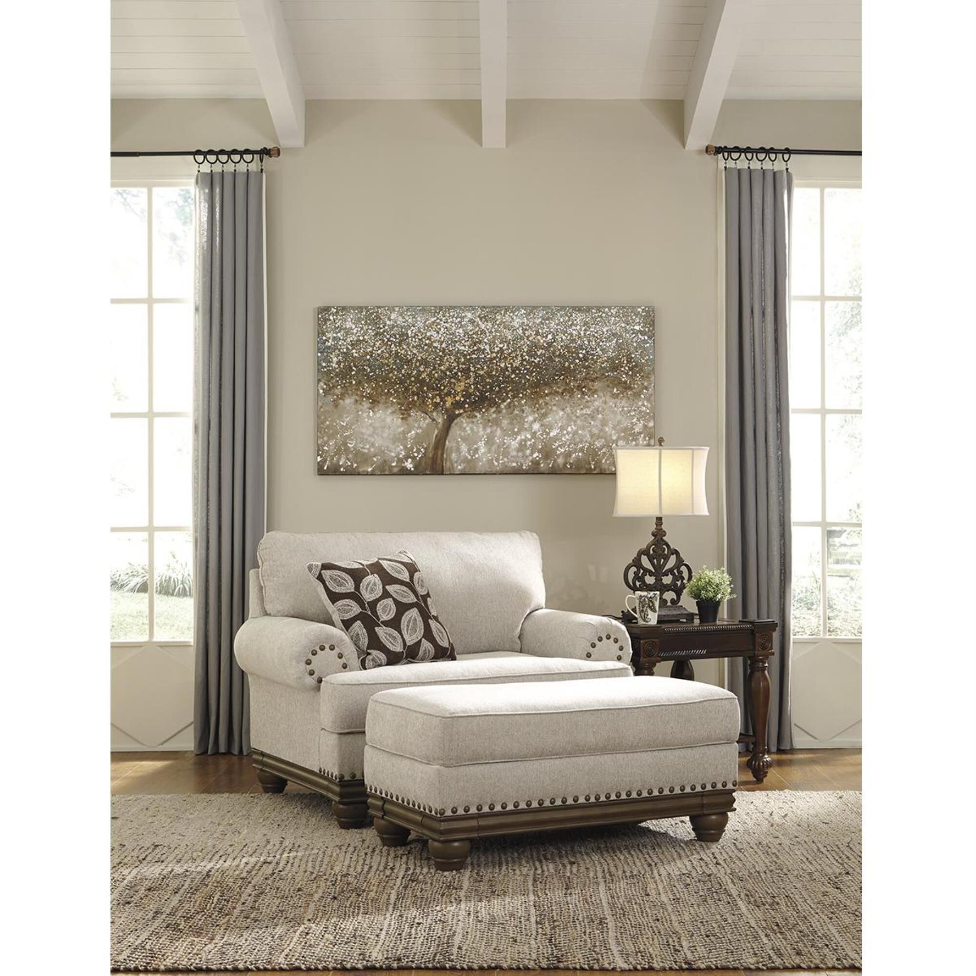 Ashley Harleson Chair and A Half in Wheat