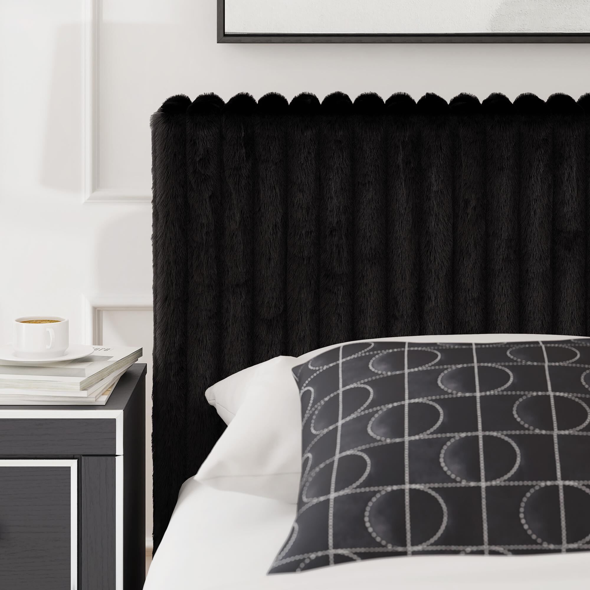 Ashley Zuraleus California King Upholstered Platform Bed with Two