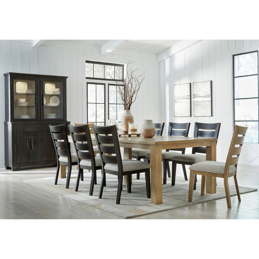 Millenium Galliden Rectangular Dining Table in Rustic Oak - Table Only, , large
