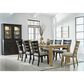 Millenium Galliden Rectangular Dining Table in Rustic Oak - Table Only, , large