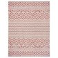 L&R Resources Sun Shower 8" x 10" Beige and Red Indoor/Outdoor Area Rug, , large