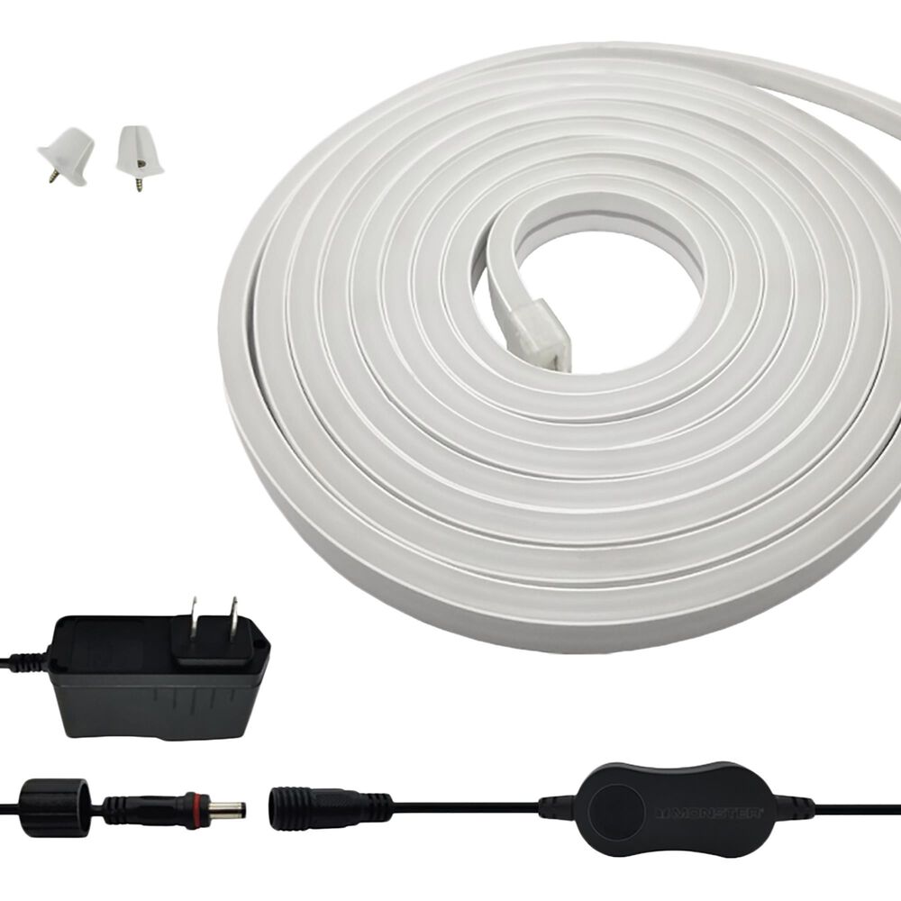 Monster Smart Illuminessence 16.4" Smart Multicolor and Multi White Indoor/Outdoor LED Light Strip, , large