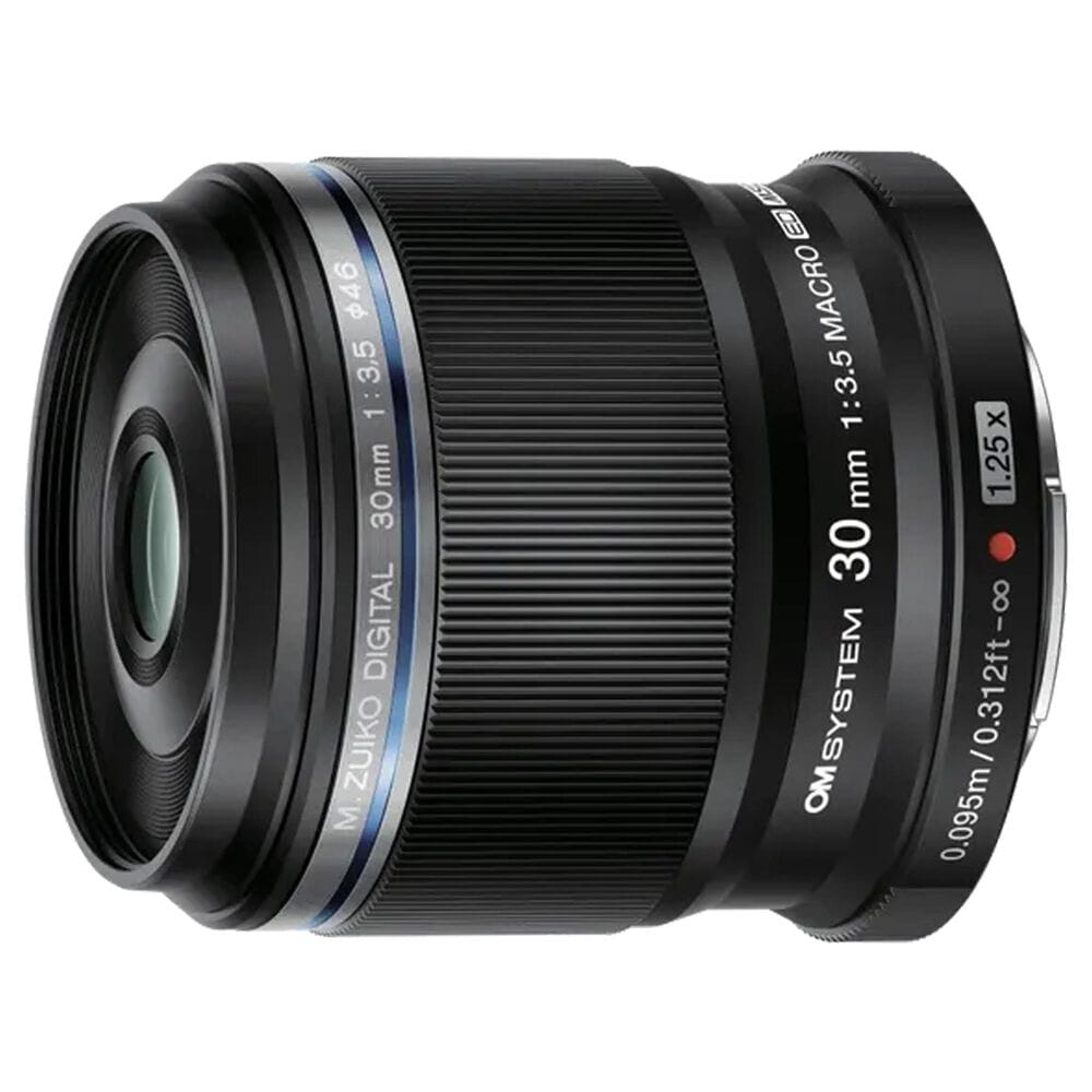 OM- System M.Zuiko Digital ED 30mm f/3.5 Macro Lens in Black, , large