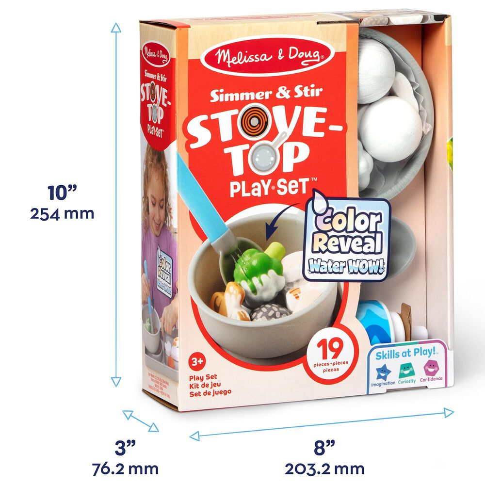 Melissa &amp; Doug Simmer and Stir Stove Top Playset, , large