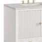 James Martin Vanities Myrrin 36" Vanity in Bright White with 3 cm Victorian Silver Quartz Top, , large