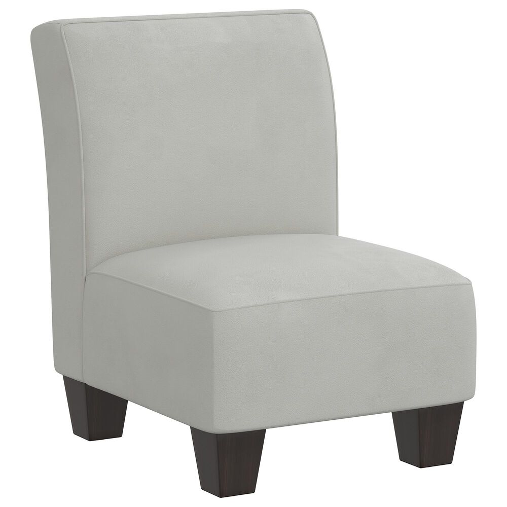 Skyline Furniture Kids Chair in Velvet Light Grey, , large