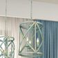 Golden Lighting Alcott 3-Light Pendant in Antique Teal and Gold, , large