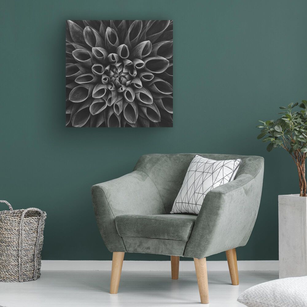 Timberlake Lotte Gronkjar 'Dahlia Low Key' 35" x 35" Canvas Art, , large