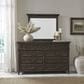 Belle Furnishings Paradise Valley Landscape Mirror in Saddle Brown, , large