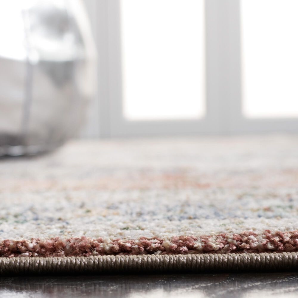 Safavieh Jasmine 2&#39;2&quot; x 9&#39; Rust and Navy Runner, , large