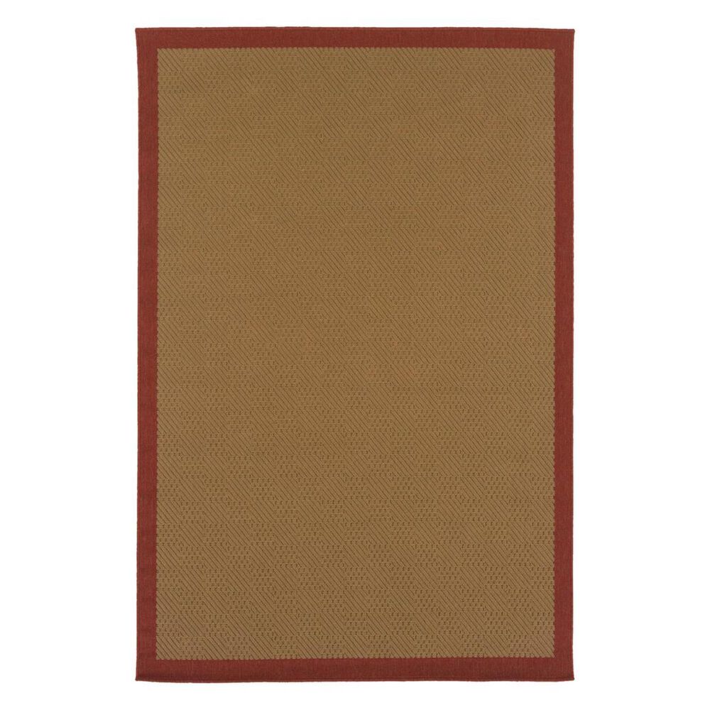Oriental Weavers Lanai 525O 2'5" x 4'5" Rust Area Rug, , large