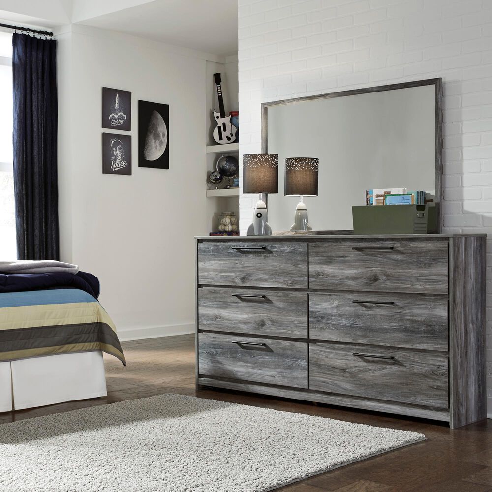 Ashley Baystorm 6 Drawer Dresser in Smoke Gray, , large