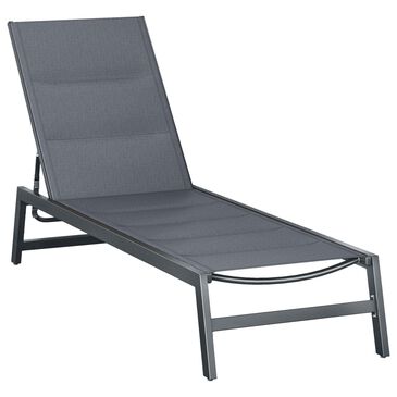 CorLiving Gallant Reclining Lounger in Grey, , large
