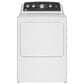 GE Appliances 4.5 Cu. Ft. Top Load Washer with Spanish Panel and 7.2 Cu. Ft. Gas Dryer Laundry Pair in White and Matte Black, , large
