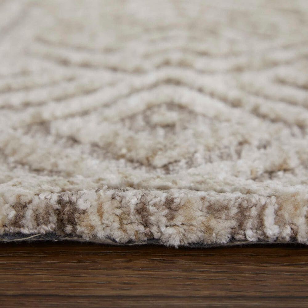 Feizy Colton 3&#39;6&quot; x 5&#39;6&quot; Brown Area Rug, , large