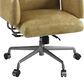 HOMLUX Davu Swivel Office Chair in Sahara Brown, , large