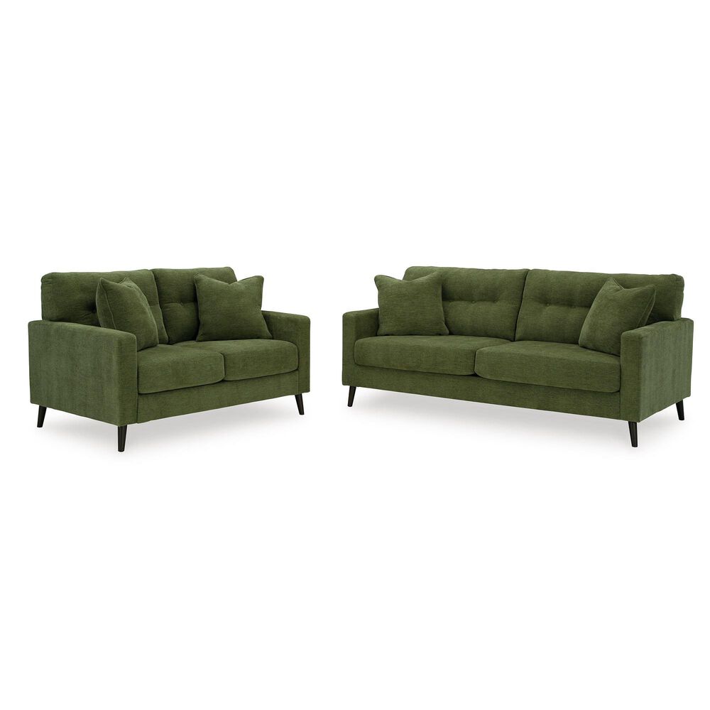 Ashley Bixler Stationary Sofa in Olive, , large