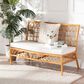 Baxton Studio Capella Dining Bench in Light Honey, , large