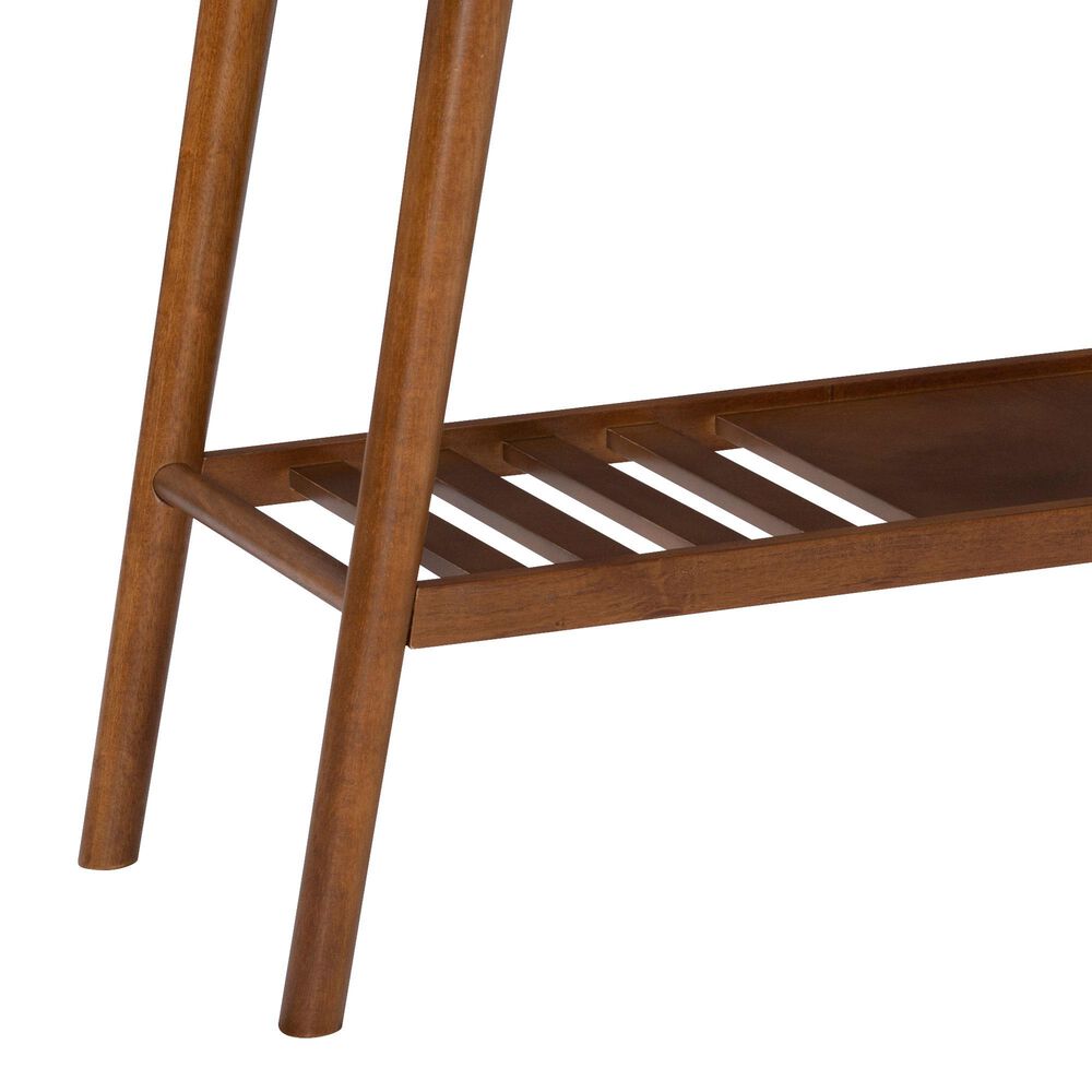 Linon Home Decor Charlotte Console Table in Warm Walnut, , large