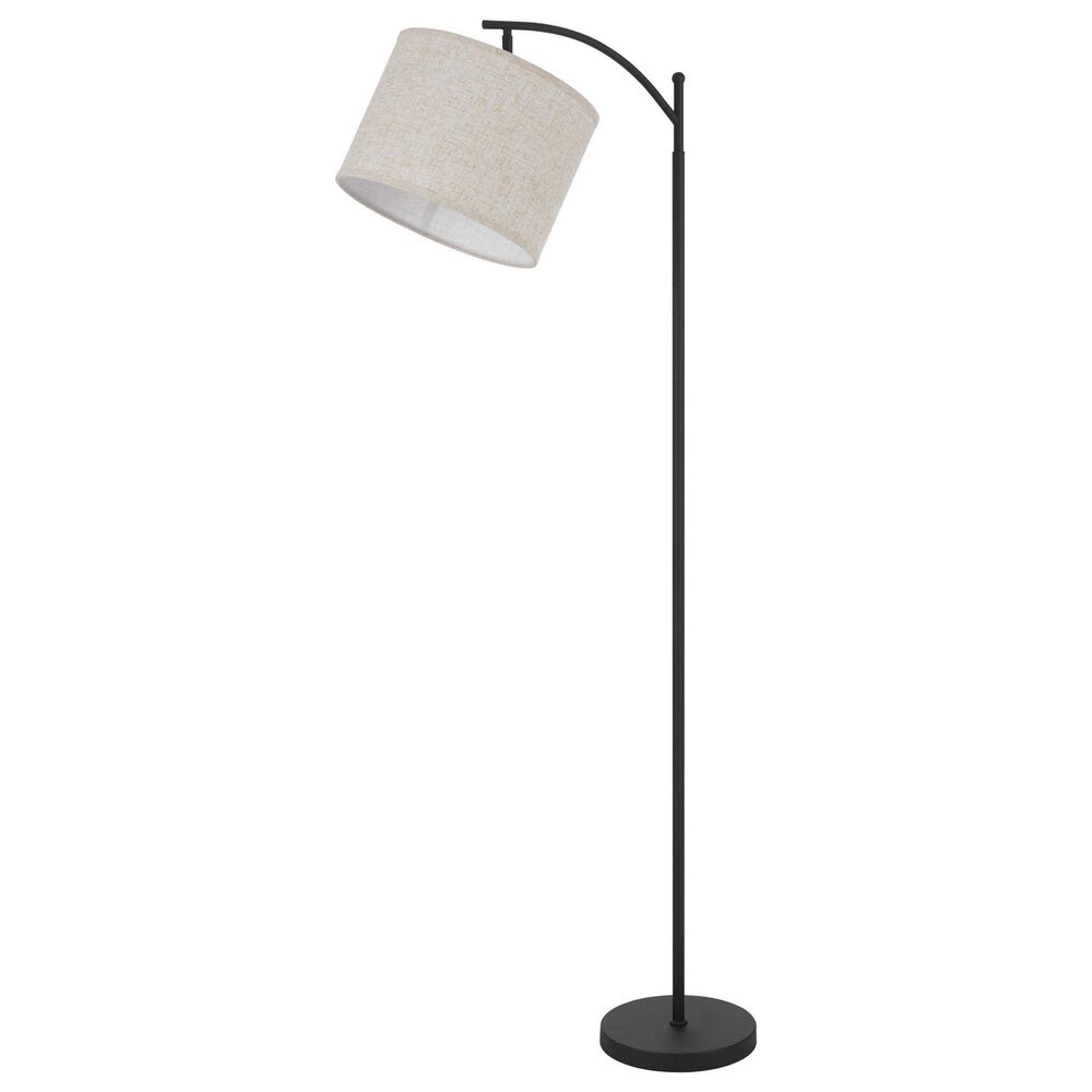 Cal Lighting Graydon Fishing Rod Floor Lamp in Black, , large