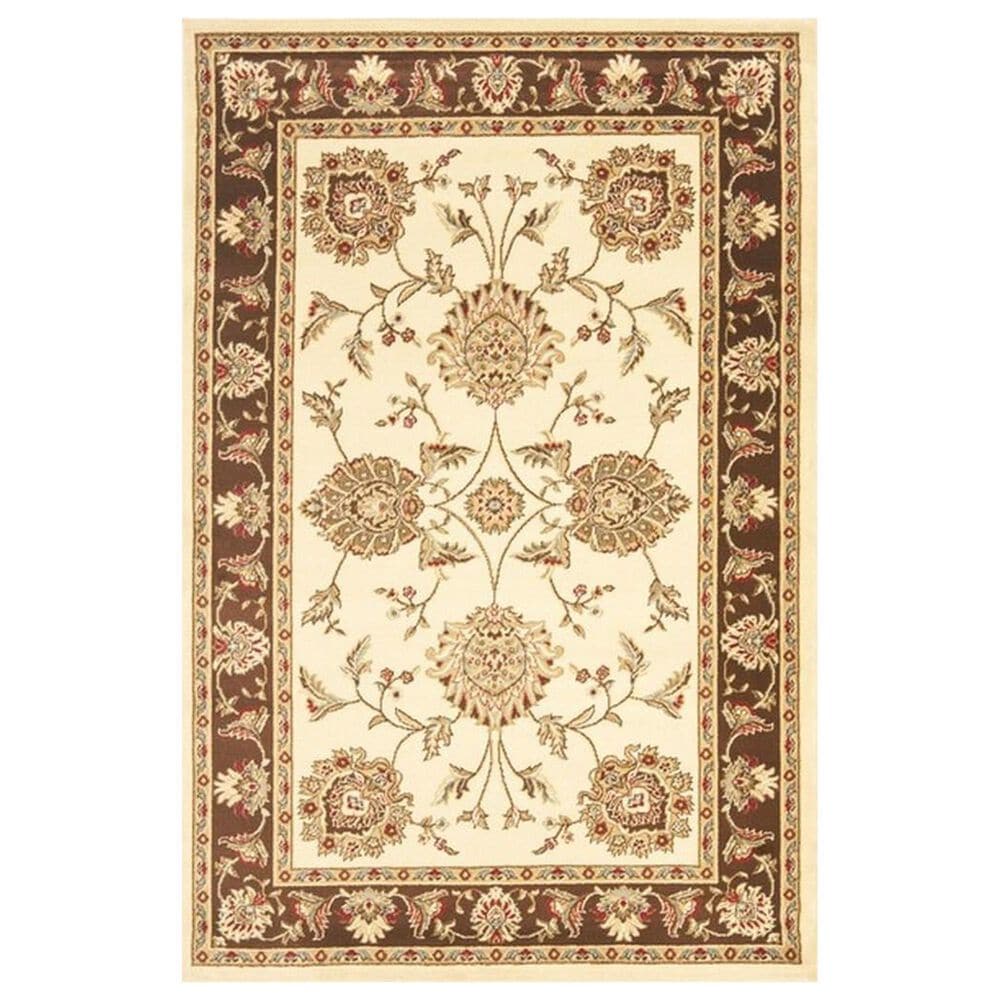 Safavieh Lyndhurst LNH555 3"3" x 5"3" Ivory and Brown Area Rug, , large