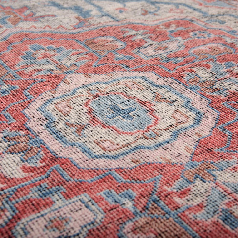 RIZZY Centra Rust and Blue 2&#39; x 3&#39; Area Rug, , large
