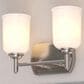 Vaxcel Laurelhurst 2-Light Bathroom Vanity in Satin Nickel, , large