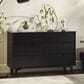Walker Edison Sloane 6-Drawer Dresser in Black, , large