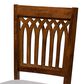 Baxton Studio Genesis Side Chair with Grey Cushion in Walnut Brown (Set of 2), , large